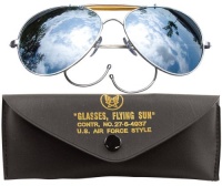 Rothco Mirror Air Force Style Sunglasses with Case