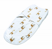 aden + anais Easy Swaddle Blanket, Jungle Jam Giraffe, Large