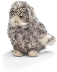 Great Grey Owl - Audubon Plush Bird (Authentic Bird Sound)