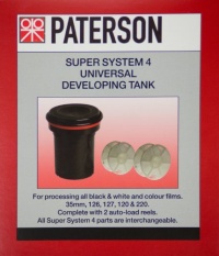 Paterson Universal tank and 2 reels-#115