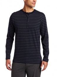 American Essentials Men's Sleepwear Comfort Long-Sleeve Henley