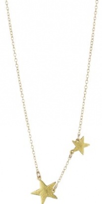 gorjana Super Star Gold-Tone Double Star Charm Necklace