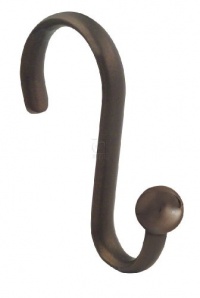 InterDesign Axis Shower Hook with Ball, Bronze, Set of 12