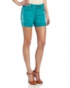 Silver Jeans Juniors Suki Short, Aqua, 30