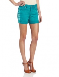 Silver Jeans Juniors Suki Short, Aqua, 30