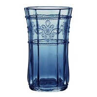 Juliska Colette Hand Pressed Delft Blue Highball Glass