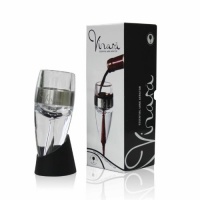 Vinara Wine AERATOR DECANTER Premium Commercial Grade Quality USED in Restaurants Elegant and Luxurious Performs Better Than Traditional Single Stage Wine Aerators Decanters And Spout Pourers- PERFECTLY DESIGNED for Decanting Wine with 360 Aeration Design