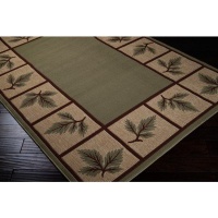 Surya Alfresco Woodland Indoor/Outdoor Area Rug - Sage