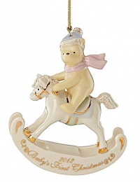 Lenox 2012 Winnie The Pooh Babys 1st Christmas Ornament