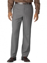 Lauren By Ralph Lauren Mens Wool Gray Dress Pants Trousers Flat Front