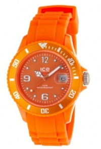 Ice-Watch Unisex SI.OE.U.S.09 Sili Collection Orange Plastic and Silicone Watch