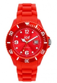 Ice-Watch Unisex SI.RD.U.S.09 Sili Collection Red Plastic and Silicone Watch