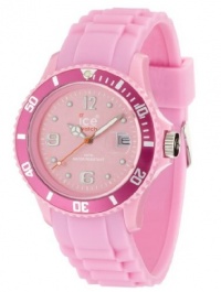 Ice-Watch Unisex SI.PK.U.S.09 Sili Collection Pink Plastic and Silicone Watch