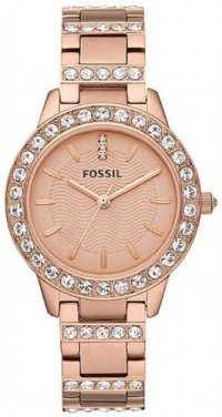 Fossil Jesse Three Hand Stainless Steel Watch - Rose Es3020