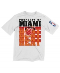 Bring the heat. You'll be ready to light up the courts with a nod to your favorite Miami Heat team with this t-shirt from adidas.