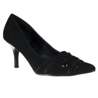 Riverberry Womens Exhibitor Microsuede Pointed-toe Pumps