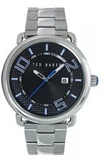 Ted Baker Men's TE3033 Quality Time Round Blue Dial and Details Bracelet Watch