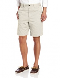 Geoffrey Beene Men's Flat Front Twill Extender Short