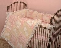 Cotton Tale Designs Heaven Sent Girl 4 Piece Crib Bedding Set