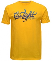 Nike Men's Air Tight & Outta Sight Casual T-Shirt Yellow