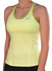 Nike Women's Airborne Sports Bra Tank Top-Bright Light Green