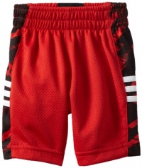 adidas Baby-Boys Infant Impact Camo Half Court Short, Bright Red, 24 Months