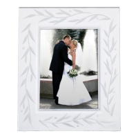 Lenox Opal Innocence Crystal Frame for 5 by 7-Inch Photo