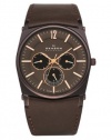 Skagen Men's 759LDRD Brown Dial With Rose Gold Markings Watch