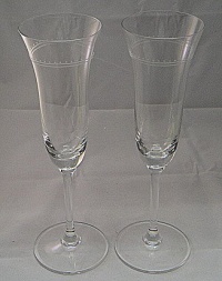 Wedgwood Vera Wang Grosgrain His & Hers Champagne Flutes