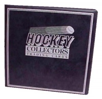 Ultra Pro 3-Ring (D-Ring Binder) Black Hockey Card Album