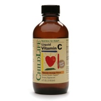 Child Life Liquid Vitamin C, Orange Flavor, Glass Bottle, 4-Ounce