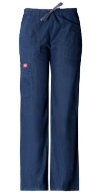 Dickies 84001 Women's New Blue Pintuck Pocket Scrub Pant