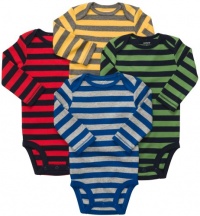 Carters 4 Pack Bodysuits - Stripes size 9 months