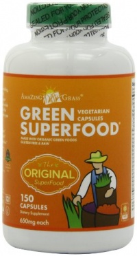 Amazing Grass Green Super Food , 150 Vegetarian Capsules