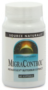 Source Naturals Migra Control, Butterbur, 50mg, 60 Softgels