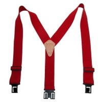 Perry Products SN200 Men's Clip-On 2-inch Suspenders Black