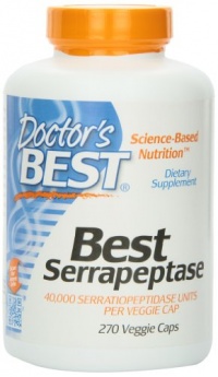 Doctor's Best Best Serrapeptase (40, 000 Units), 270-Count