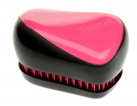 Tangle Teezer Compact Styler Hair Brush, Black and Pink