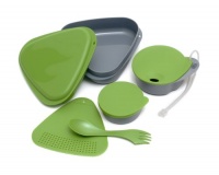 Light My Fire 6-Piece BPA-Free Outdoor Meal Kit with Plate, Bowl, Cup, Cutting Board, Container and Spork