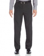 Kenneth Cole Reaction Men's Houndstooth Modern Fit Flat Front Pant