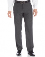 Kenneth Cole Reaction Men's Glen Plaid Slim Fit Flat Front Pant