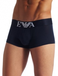 Emporio Armani Men's Cotton Stretch Trunk, Marine, Small