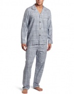 Majestic International Men's Pearces Flannel Long Sleeve Pajama Gift Set