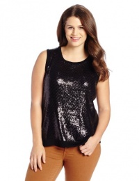 Calvin Klein Women's Plus-Size Shine Shell Tank Sweater