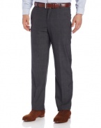 Kenneth Cole Reaction Men's Glen Plaid Modern Fit Flat Front Pant