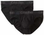 Calvin Klein Men's Body 2 Pack Hip Brief, Black, Small