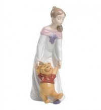 Lladro Nao Porcelain Disney Figurine Fun With Winnie The Pooh