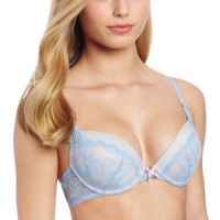 Betsey Johnson Women's Heart Lace And Mesh Plunge Bra Bra