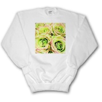 Pink nGreen Rose Impressions - Youth SweatShirt Small(6-8)