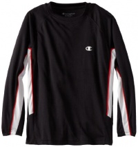 Champion Boys 8-20 Double Dry Performance Crew, Black, Large